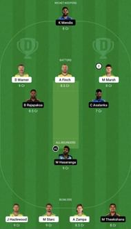 AUS vs SL Dream11 Prediction Team, Head To Head League